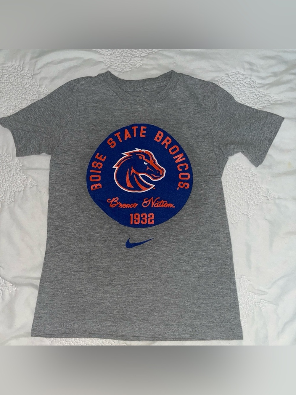 Nike Gray Tee Boise State Broncos